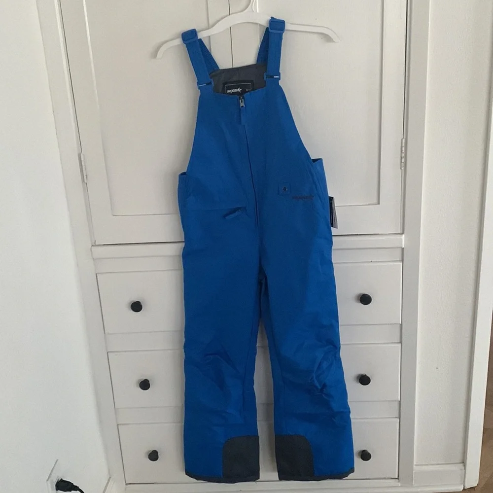 Skigear Arctix Snow gear insulated Bib Overall Nautical Blue big kids size
